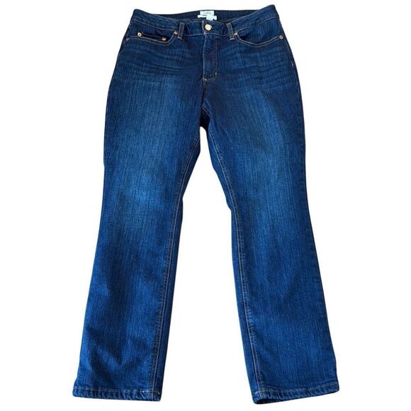 L.L. Bean favorite fit flannel lined jeans size 12 - Picture 1 of 11